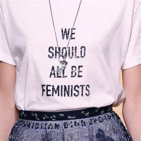 we should be a feminist dior|'We Should All Be Feminists' T.